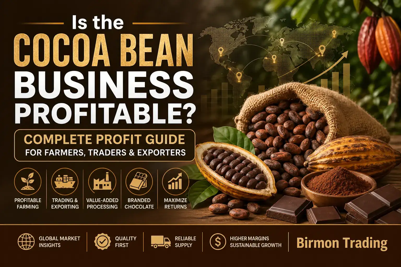 Is the Cocoa Bean Business Profitable? Complete Profit Guide for Farmers, Traders & Exporters